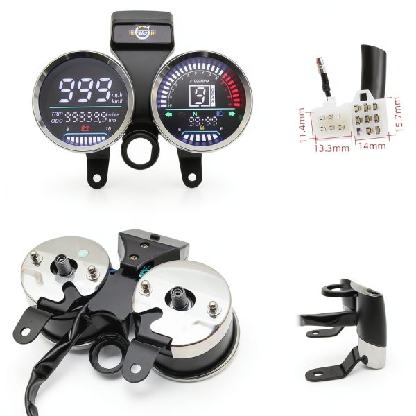 Motorcycle Speedometer MAIMEIMI Digital RPM-5