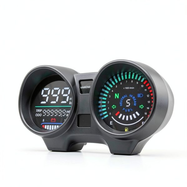 Motorcycle Speedometer MH ABS Lens KM/H MPH-4
