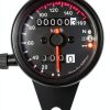 DKMOTORK Stainless Motorcycle Speedometer Gauge-3