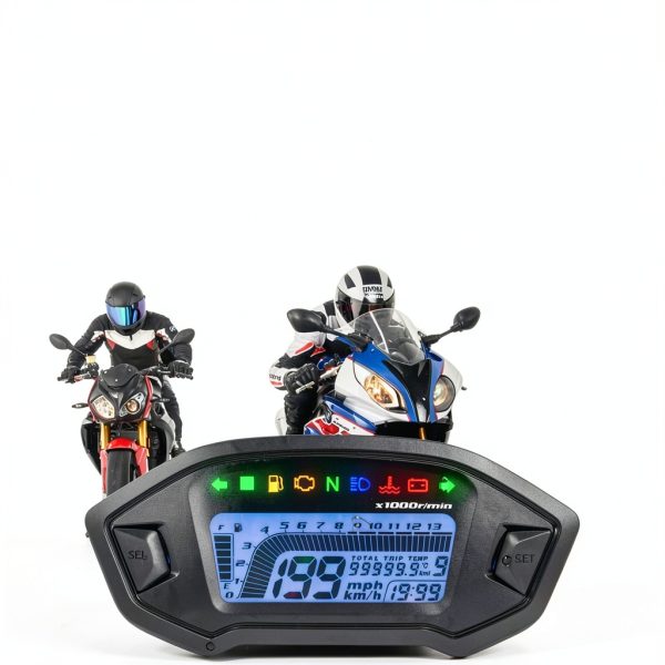 Motorcycle Digital Speedometer by KAOLALI ABS Plastic-4