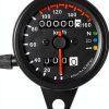 DKMOTORK Stainless Motorcycle Speedometer Gauge-0
