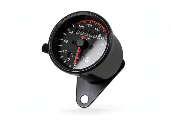 DKMOTORK Stainless Motorcycle Speedometer Gauge-4