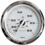 Faria Kronos Speedometer Aluminum Beige 4 Inch-0