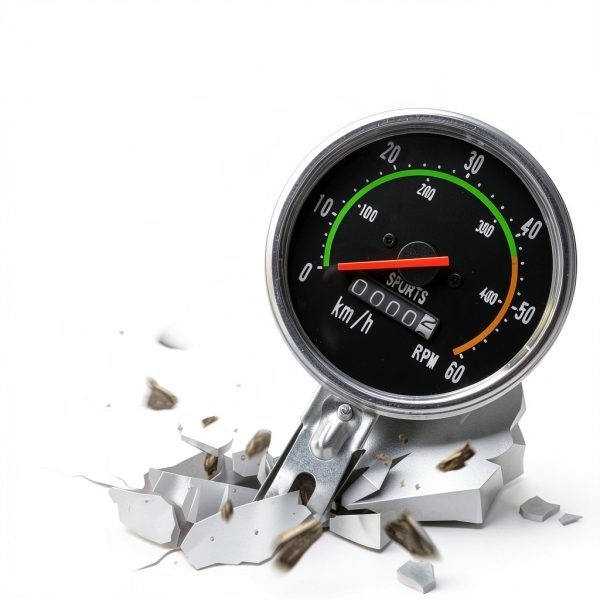 Analog Speedometer GOTOTOP Metal Design for Bikes-8
