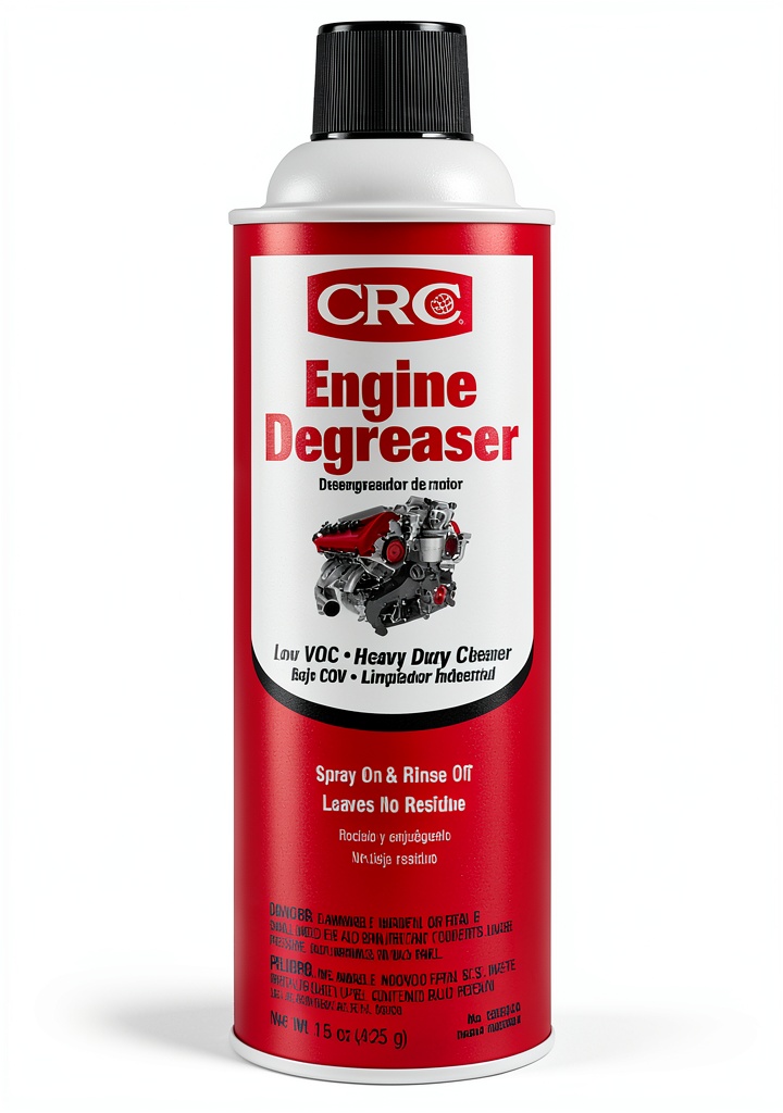 CRC Engine Degreaser being applied to a car engine