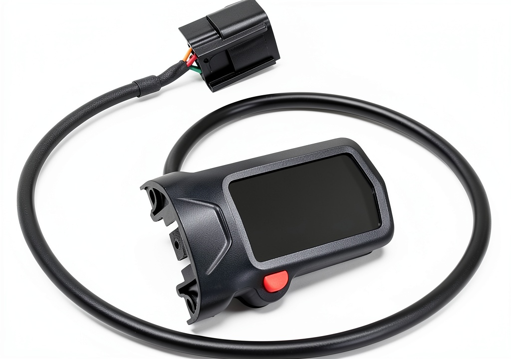 Kqcibz speedometer installed on a motorcycle dashboard