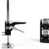 PATIKIL Labor Saving Handle 15inch 570 lb Load-Bearing, 2Pcs Labor Saving Arm Jack Hand Tool 9.8" Range Height Adjustment Device for Door Panel Lifting Cabinet Board Lifter-1