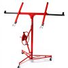 Drywall Lift 22FT Heavy Duty, 150lb Capacity Sheetrock Hoist with Telescopic Arm & Locking Wheels, Steel Panel Lifter for Ceiling Installation, One-Person Drywall Tool for Construction, Remodeling-5