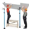 Cabinet Jack 2 PCS Support Pole by Yosoo Health Gear 45-114in-6