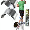 2 PCS Drywall Stilt Replacement Part,Aluminium Alloy Stilt Accessories Curved plate for fixing legs Drywall Stilts Replacement Parts for Plastering,Home Improvement,Painting and Wiring-4