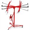 Drywall Lift 22FT Heavy Duty, 150lb Capacity Sheetrock Hoist with Telescopic Arm & Locking Wheels, Steel Panel Lifter for Ceiling Installation, One-Person Drywall Tool for Construction, Remodeling-2