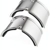 2 PCS Drywall Stilt Replacement Part,Aluminium Alloy Stilt Accessories Curved plate for fixing legs Drywall Stilts Replacement Parts for Plastering,Home Improvement,Painting and Wiring-0