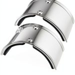 2 PCS Drywall Stilt Replacement Part,Aluminium Alloy Stilt Accessories Curved plate for fixing legs Drywall Stilts Replacement Parts for Plastering,Home Improvement,Painting and Wiring-0