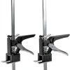 PATIKIL Labor Saving Handle 15inch 570 lb Load-Bearing, 2Pcs Labor Saving Arm Jack Hand Tool 9.8" Range Height Adjustment Device for Door Panel Lifting Cabinet Board Lifter-0