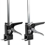 PATIKIL Labor Saving Handle 15inch 570 lb Load-Bearing, 2Pcs Labor Saving Arm Jack Hand Tool 9.8" Range Height Adjustment Device for Door Panel Lifting Cabinet Board Lifter-0