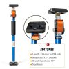 SAND MINE Third Hand Tool, Adjustable Support Pole, 3rd Hand Support System, Steel Support Rod for Cabinet Jacks Cargo Bars Drywall Support, Extends from 25 Inch to 45 Inch, 2 Pack-1
