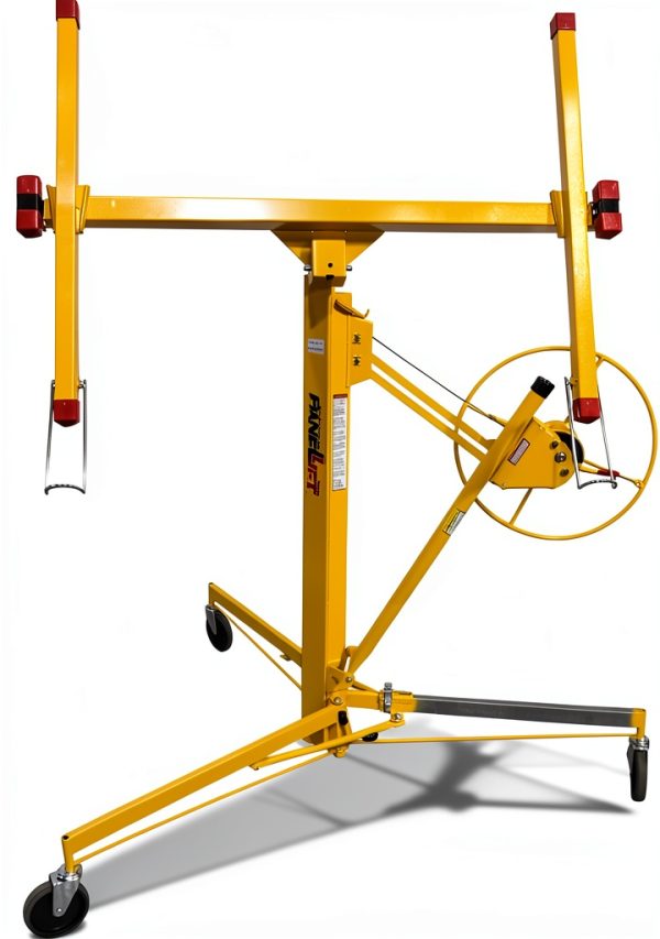 Panellift Drywall Lift 125 – 150 lb Rolling Lifter in Paragon Yellow-0