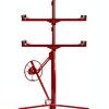 VEVOR 11ft Drywall Lift, Heavy-Duty 150 lbs Sheetrock Hoist with Adjustable Telescoping Arm, Lockable Wheels, Drywall Lifter Panel Jack Hoist Tools Ideal for Ceiling & Wall Installation (Red)-2