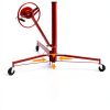VEVOR 11ft Drywall Lift, Heavy-Duty 150 lbs Sheetrock Hoist with Adjustable Telescoping Arm, Lockable Wheels, Drywall Lifter Panel Jack Hoist Tools Ideal for Ceiling & Wall Installation (Red)-4