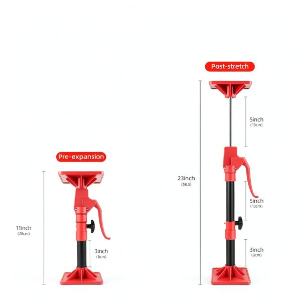 Cabinet Jack Support Pole NOEAIKE 2-Pack Adjustable Steel 11-23 Inch-1