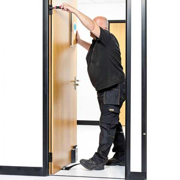 Door Lifter Trend Foot-Operated Drywall Lift D/LIFT/A Black Plastic-6