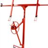 Drywall Lift Elevon 11FT Panel Hoist Jack 150LB Capacity Red-0